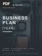 Photography Business Plan Example