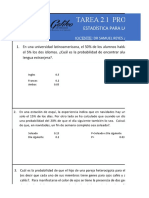 Tarea 2.1 Probabilidades