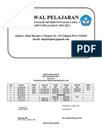 Jadwal Pelajaran 2021-2022 P L 1