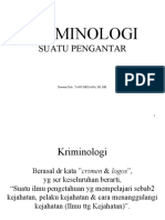 Kriminologi Suatu Pengantar