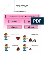 English Module Demonstrative Pronouns 123