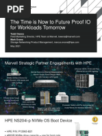 Marvell Session - The Time Is Now To Future-Proof IO