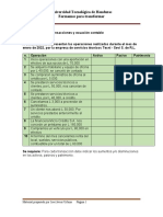 Analisis de Transacciones y Ecuacion Contable