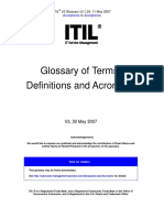 ITIL V3 Glossary