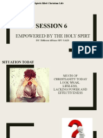 Session 6- Empowered by the Holy Spirit