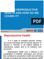 What Is Reproductive Health and How Do We Cover It?