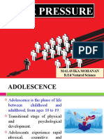 Peer Pressure: Malavika Mohanan B.Ed Natural Science