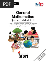 Shs Genmath Module 8 Core Revised Duenas