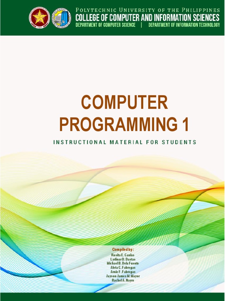 COMP 20023 - Computer Programming 1 | PDF | Software | Computer Programming