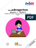 Kindergarten-Worksheets Week9 Activity1-4