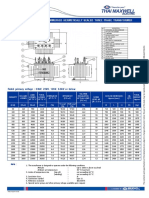 03.technical Data of Oil-Immersed Hermetically Sealed Transformer