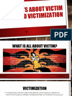 Reports About Victim and Victimization