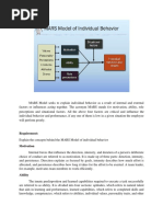 MARS Model of Individual Behavior