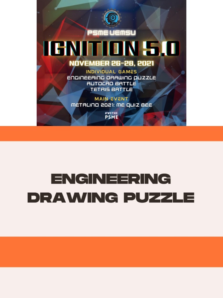 Engineering Drawing Puzzle Solutions | PDF