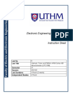 Electronic Engineering Laboratory IV BEE31101 Instruction Sheet BEJ40401