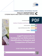 Legal Frameworks For Hacking by Law Enforcement