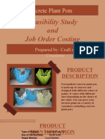 Concrete Plant Pots: Feasibility Study and Job Order Costing