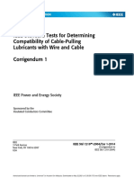 IEEE Standard Tests For Determining Compatibility of Cable-Pulling Lubricants With Wire and Cable Corrigendum 1