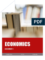 Economics Assingment 1