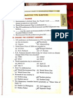 Objective Type Questions : (A) TERI - (6) UNEP