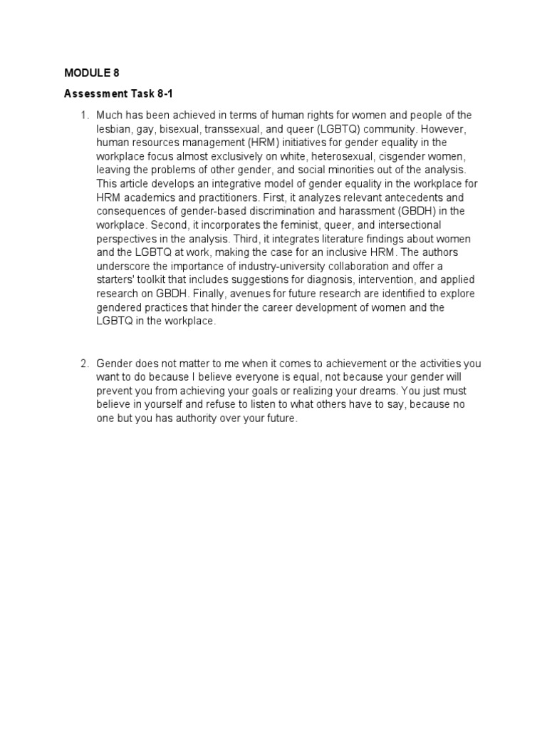 Gender and Society Final | PDF | Gender | Gender Studies