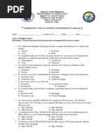 Quarter 2 2nd Summative Test in GenMath