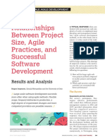 Relationships Between Project Size, Agile Practices, and Successful Software Development