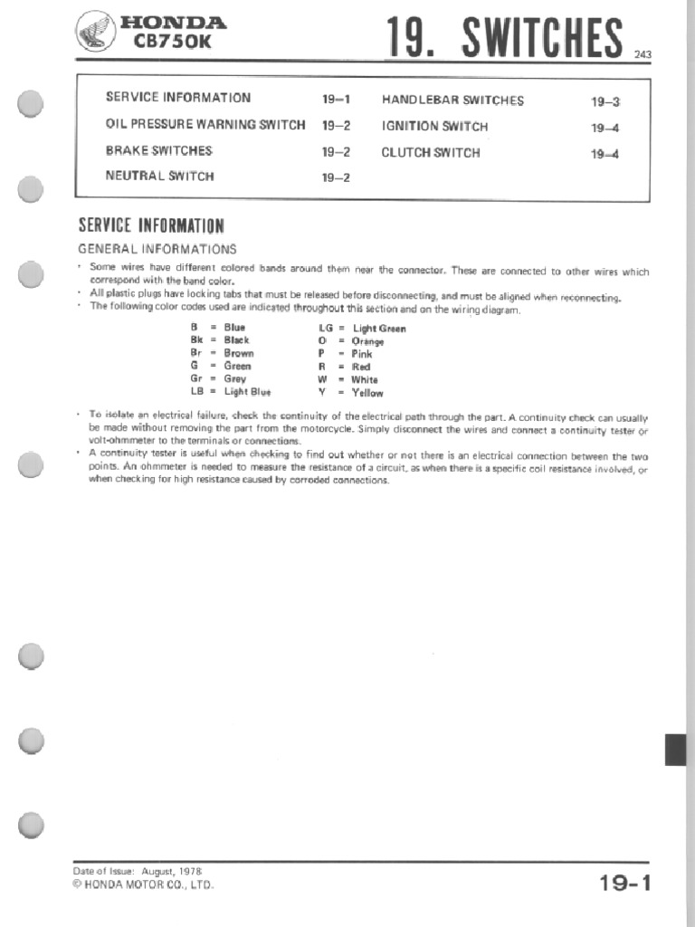 1981 HONDA CB750 SERVICE MANUAL PDF visual data 5
