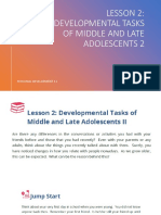 Perdev 11 - Devt Tasks of Middle & Late Adolescence Part 2