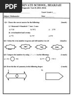 Grade 4 Math Diagnostic Test | PDF | Length | Mathematics