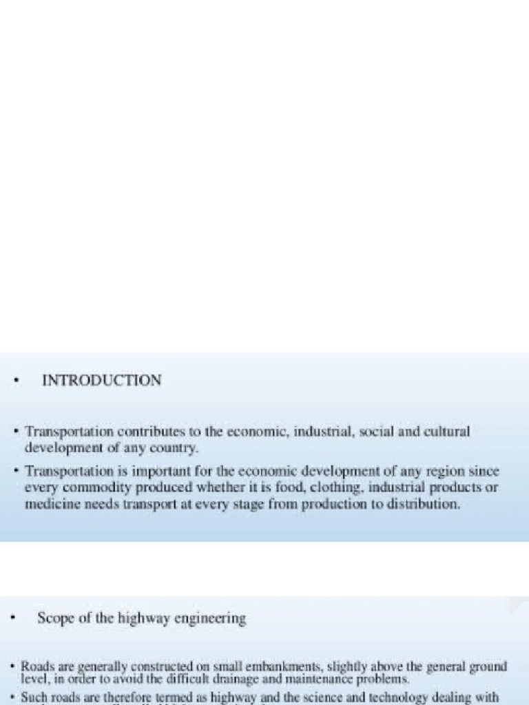 Module 2 Scope of Highway Engineering PDF