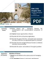 FINC 2101 Chapter One: The Role of Managerial Finance Dr. Jasmin Fouad
