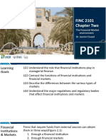 FINC 2101 Chapter Two: The Financial Market Environment Dr. Jasmin Fouad