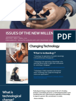 Issues of The New Millenium