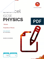 Edexcel IGCSE Physics Waves Properties and Characteristics