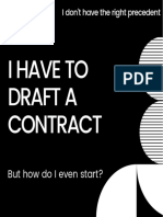 I Have To Draft A Contract