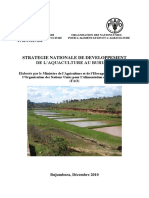 Strategie Nationale de Développement de L'aquaculture Au Burundi Def