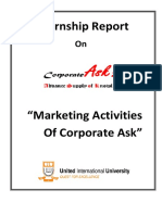 Internship Report (Corporate ASK)- ID- 111 161 157