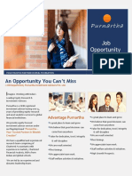 Job Opportunity Sales: An Opportunity You Can't Miss