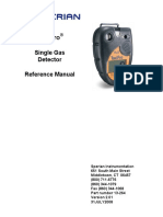 Toxipro: Single Gas Detector Reference Manual