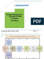 The Internal Assessment: Strategic Management: Concepts & Cases 13 Edition Fred David