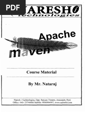 Nataraj Sir ( Maven )