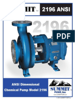 2196 ANSI: ANSI Dimensional Chemical Pump Model 2196