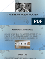 The Life of Pablo Picasso: By: Mateo Pozo R. Class: 3 Bgu "B"