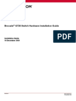 Brocade G720 Switch Hardware Installation Guide: G720-Install-IG101 18 December 2020 Broadcom