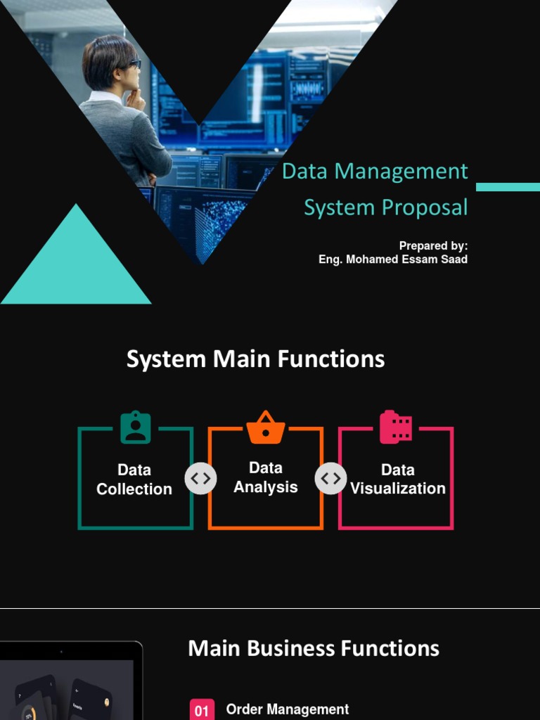 Data Management System Proposal Overview | PDF | Mobile App | Mobile Phones