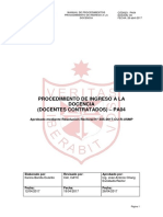 Appendix 5.8 Manual of Procedure of Admission To Teaching