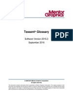 Tessent Glossary: Software Version 2016.3 September 2016