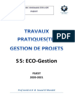 Travaux Pratiques Gp-s5 Prof Jaridi .A.n Et S.el Morabit - Fsjest - 2021 - Alcenter