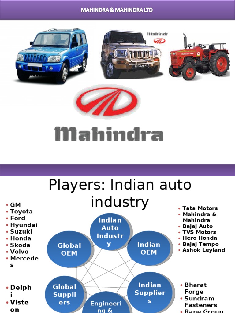 MAHINDRA & Mahindra Analysis  PDF